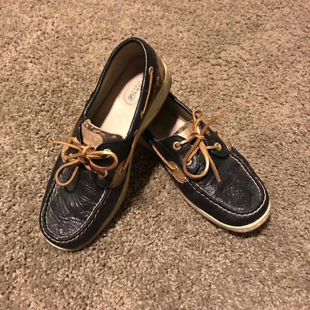 Gold and cheetah speedy topsider size 7.5 - Picture 3 of 8